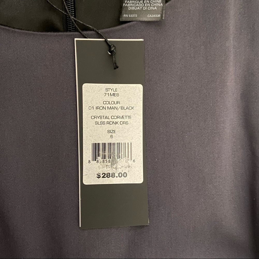 French Connection Crystal Corvette Dress Size-6 - Picture 9 of 9